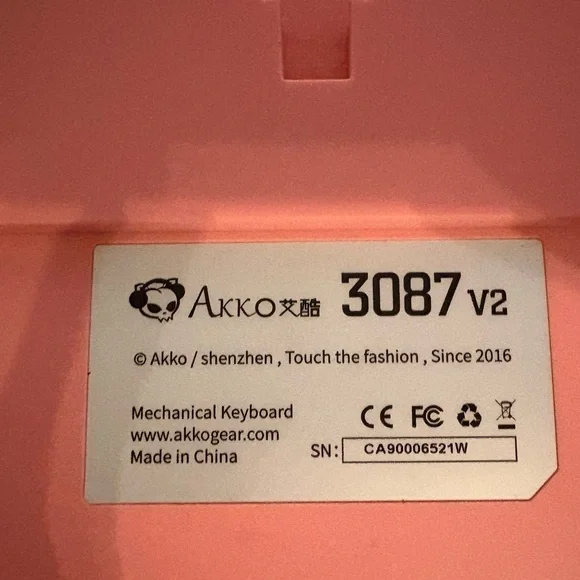 Sakura Pink Mechanical Keyboard Akko - Picture 8 of 9